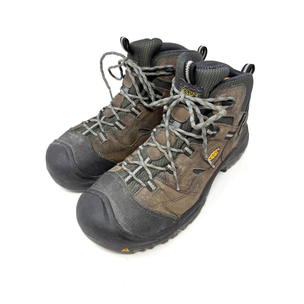KEEN Utility Braddock Mid Waterproof Work Boots Mens 11.5 D Brown 1011243D EH